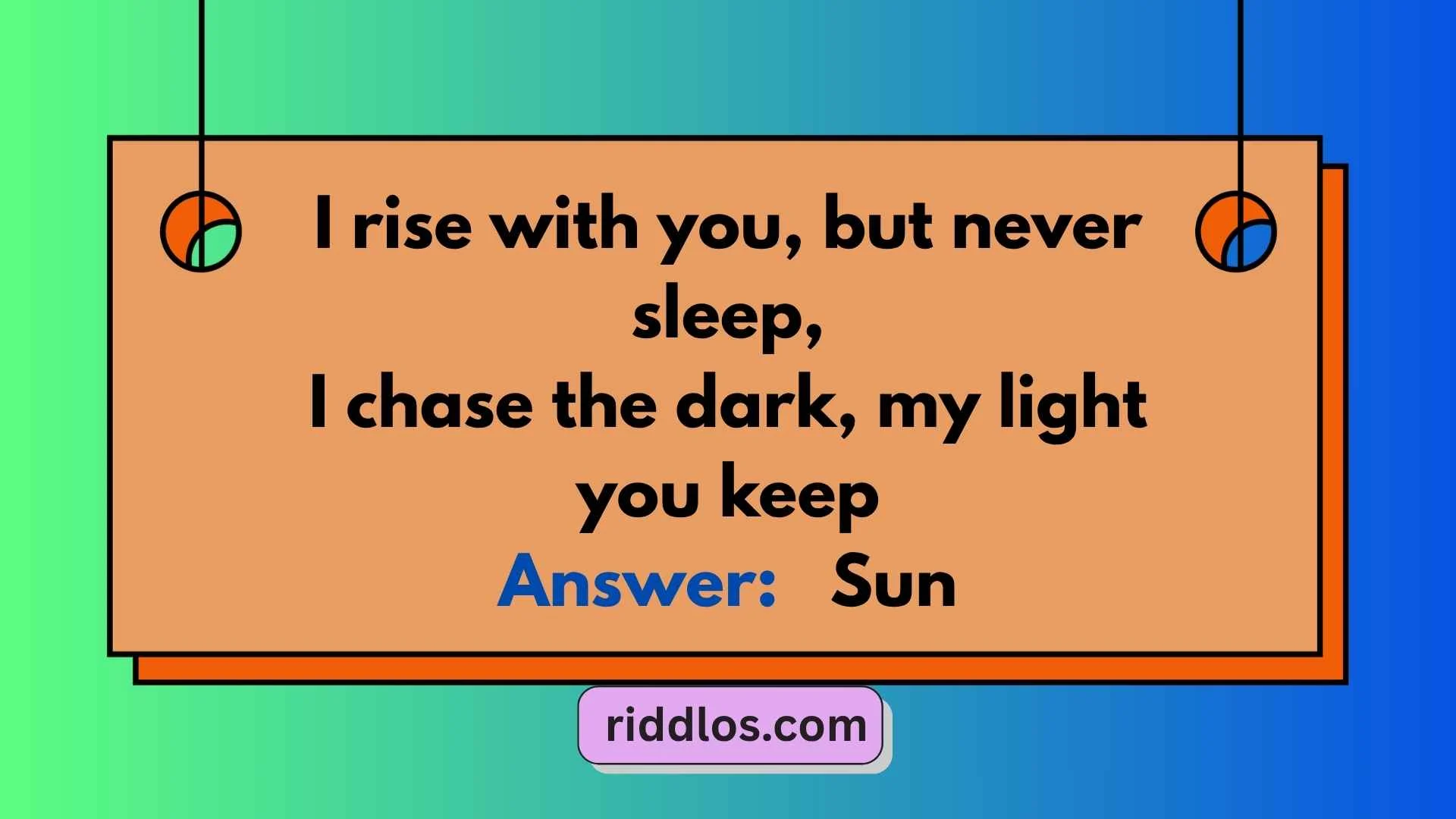 Monday Riddles