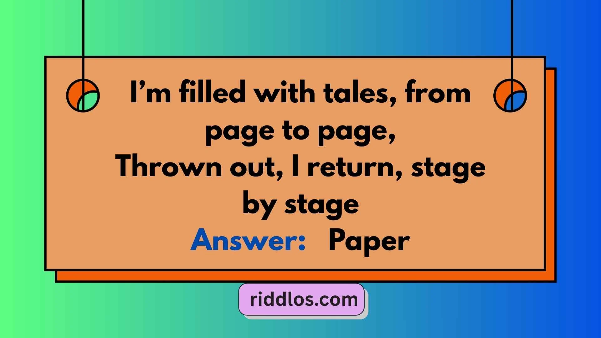 Recycle Riddles