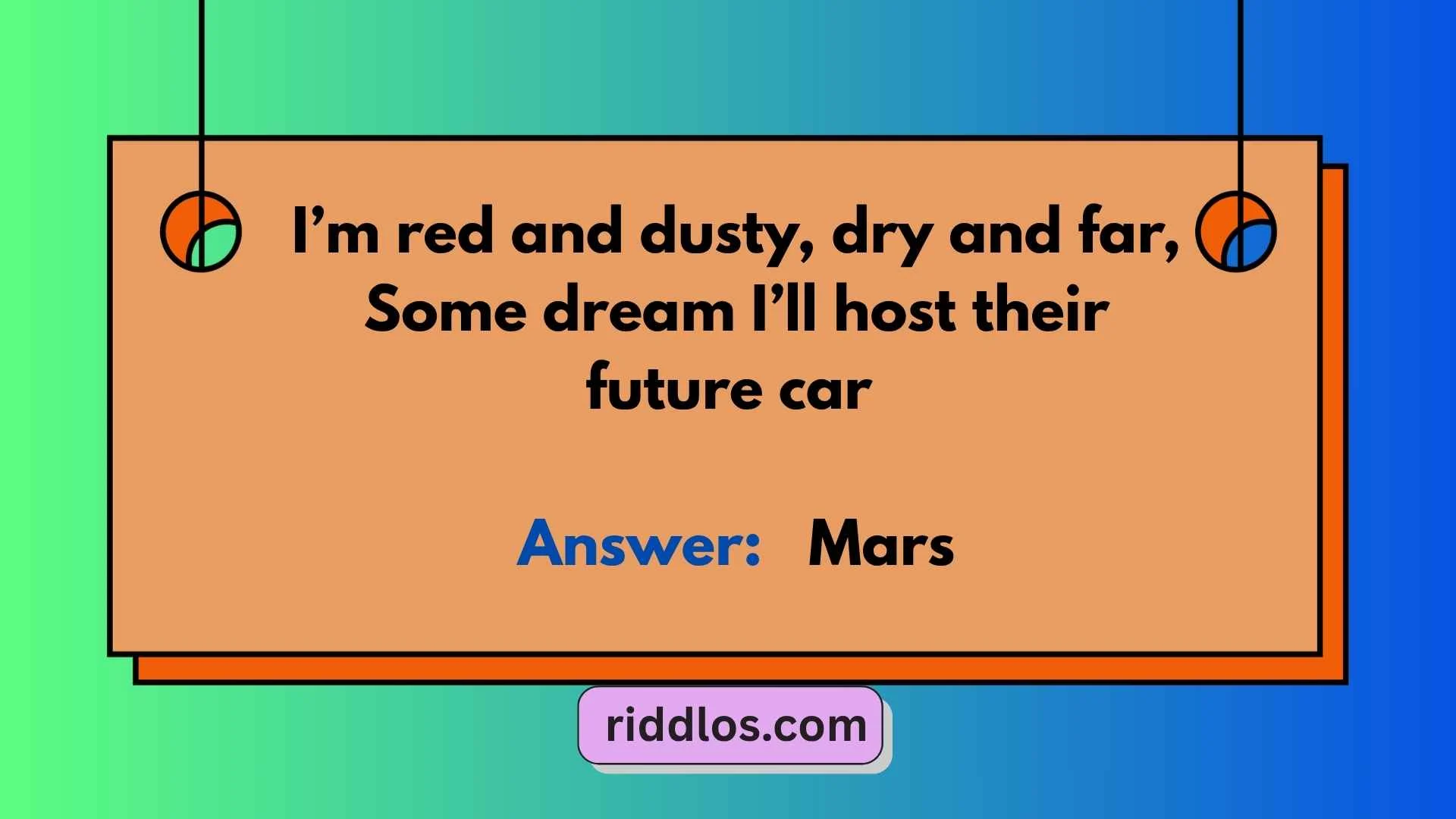Solar System Riddles
