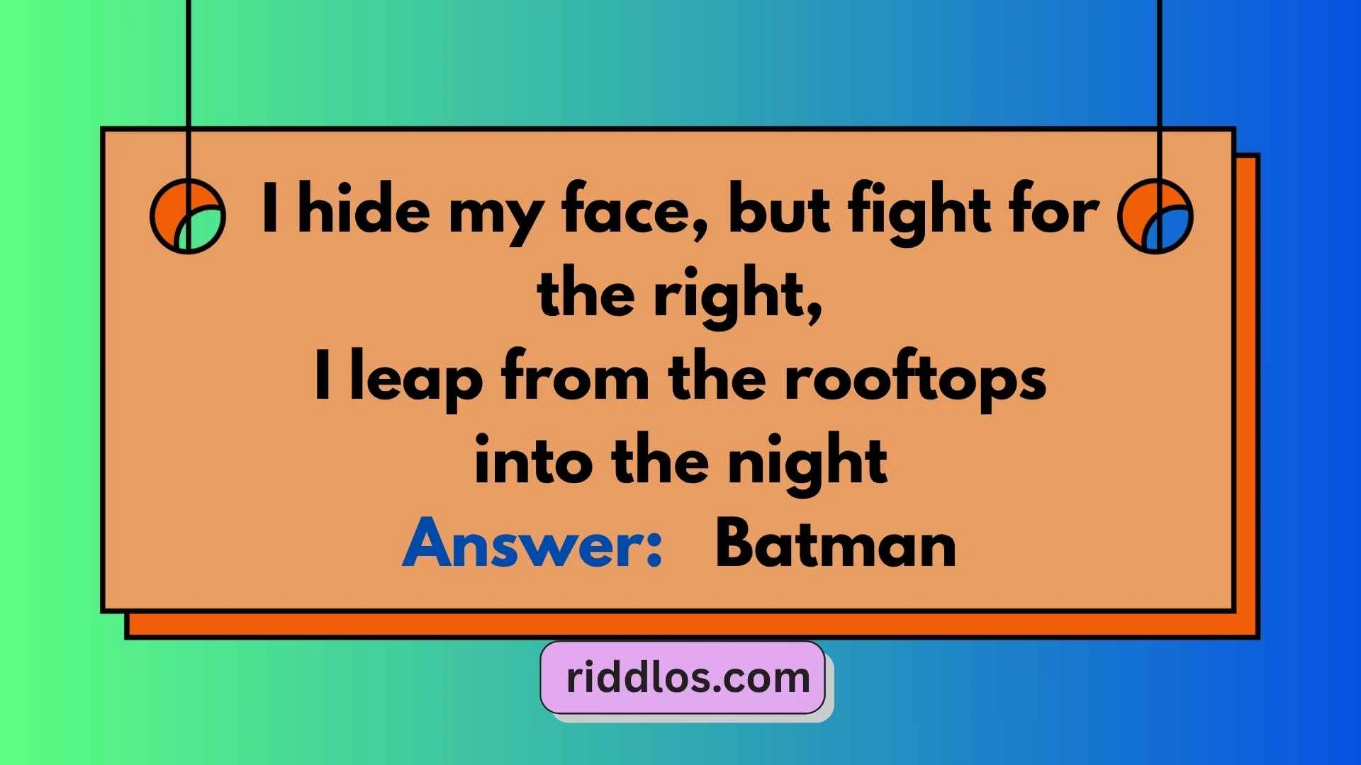 Superhero Riddles