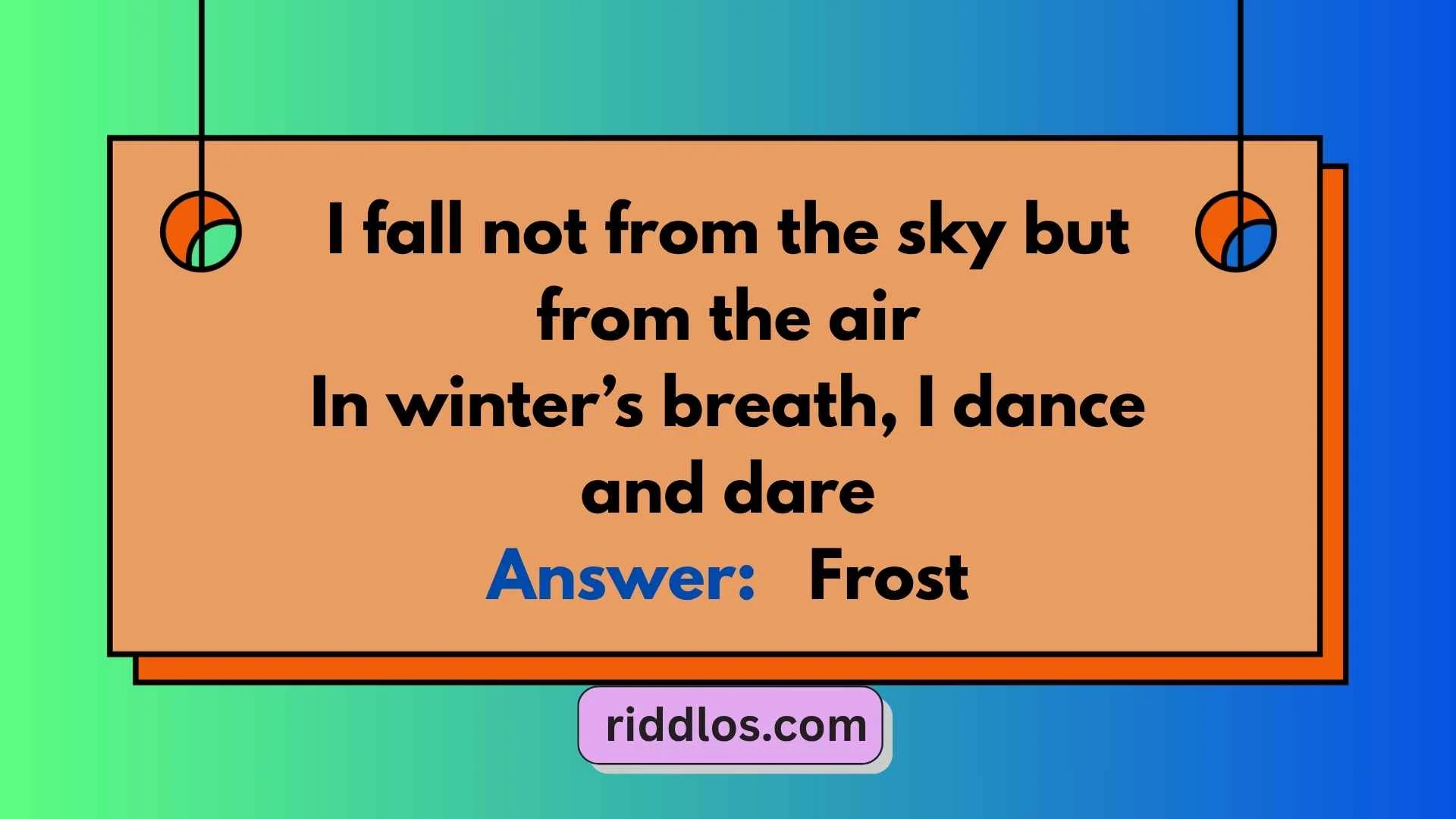 winter riddles for kids