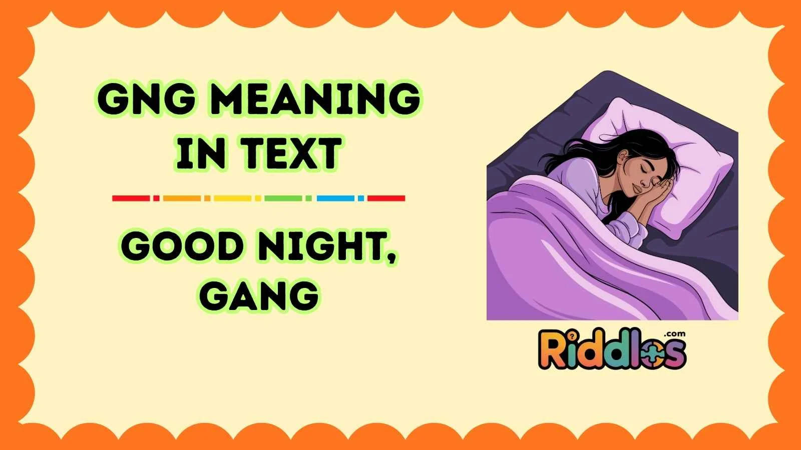 GNG Meaning in Text