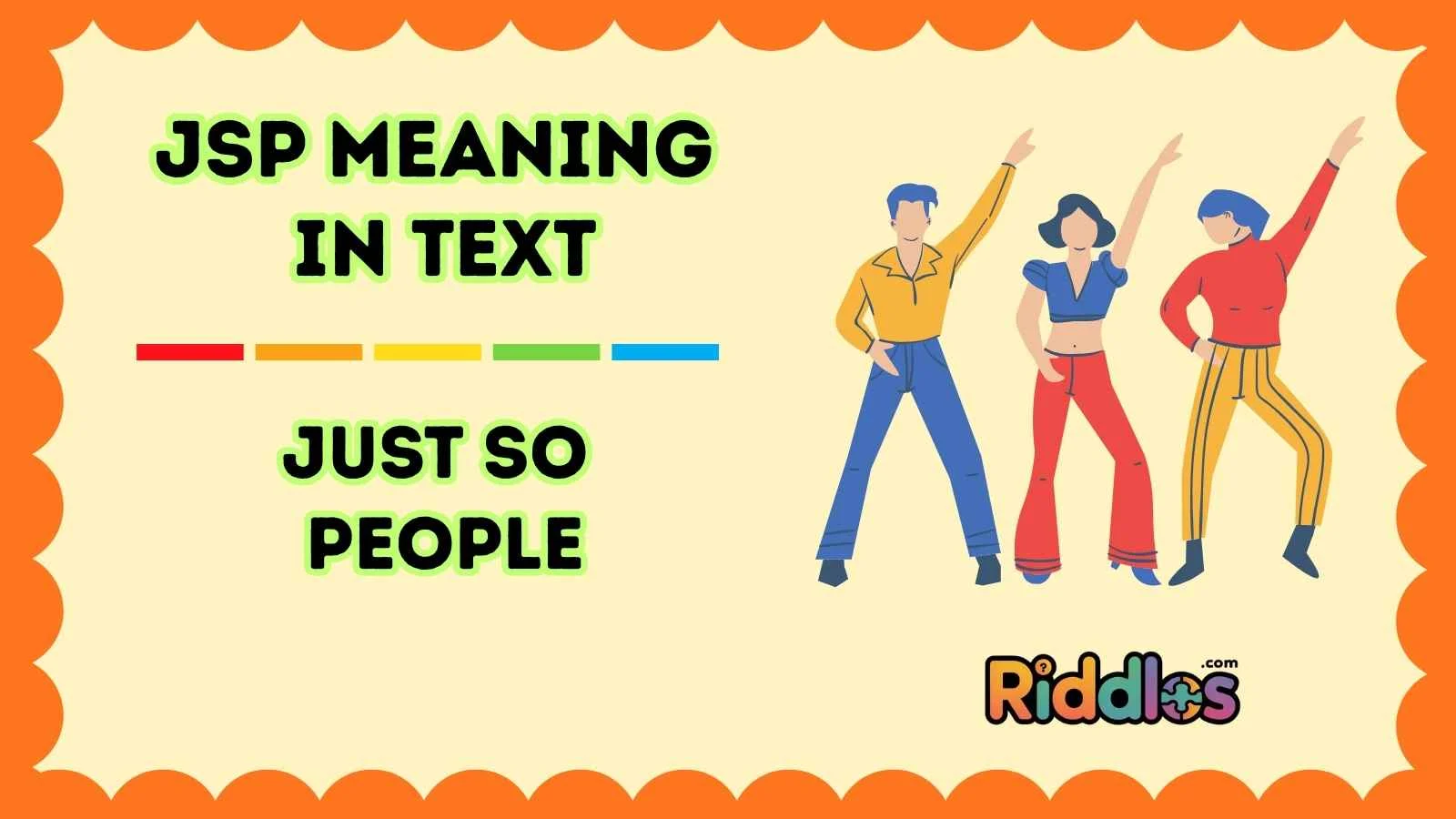 JSP Meaning in Text